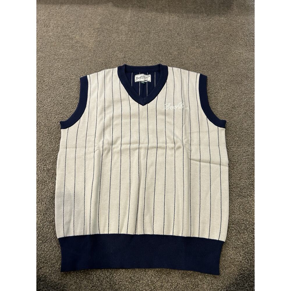 Bogey Boys Pin Stripe‎ Vest Grey Mens Size Medium